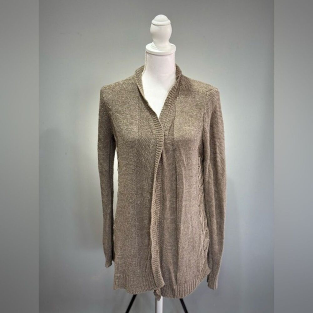 CLEARANCE! Mocha Cyrus Knit Open Sweater Size M EUC